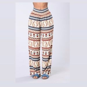 Tied To A Shallow Heart Pants - Peasant Spice